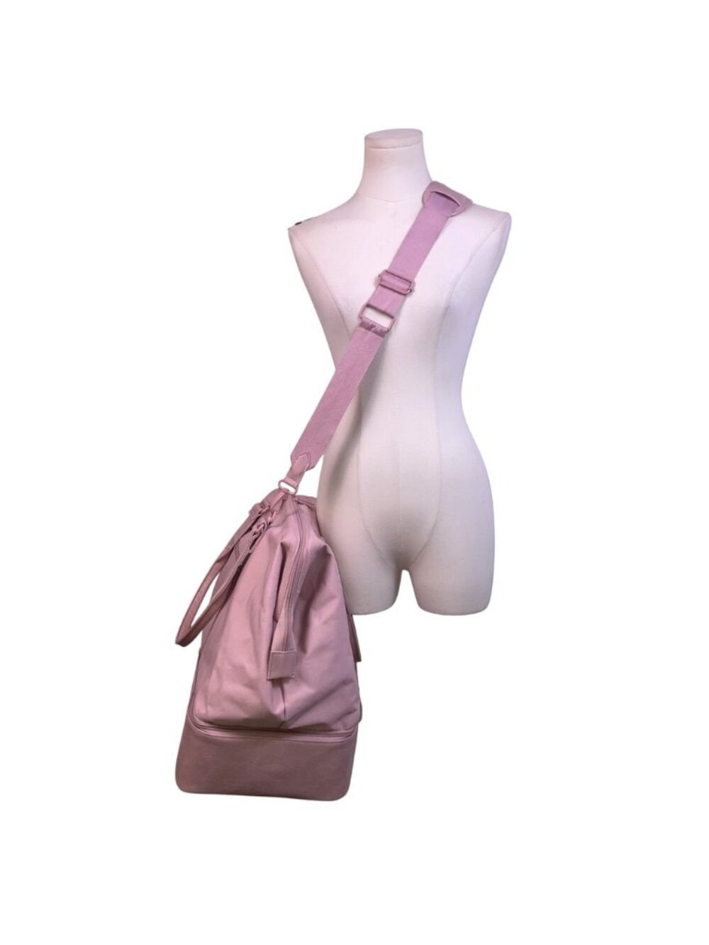 Beis Women’s Atlas Pink With Zipper Compartments The Weekender Travel Tote Bag - Picture 14 of 16